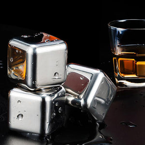 Stainless Steel Whisky Ice Cubes